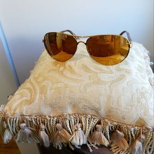 Oakley Feedback Gold Mirror Sunglasses